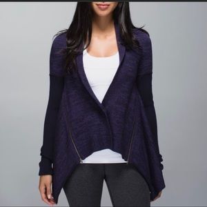 Lululemon Sweater-Black Grape. Size 6
